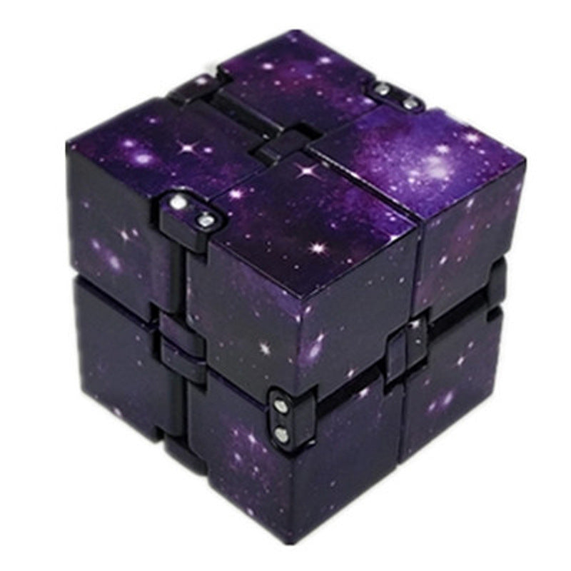 Infinity Cube — Starry Sky Purple fidget cube