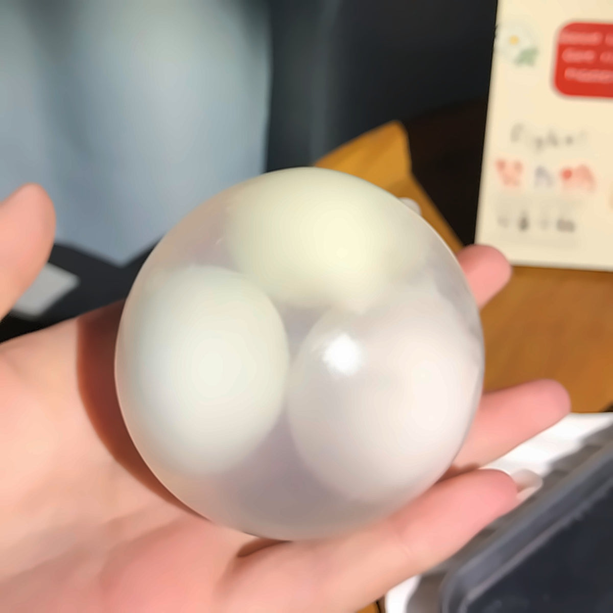 Moldable Crunch Ball — moldable crunch ball that stretches, squishes and reshapes