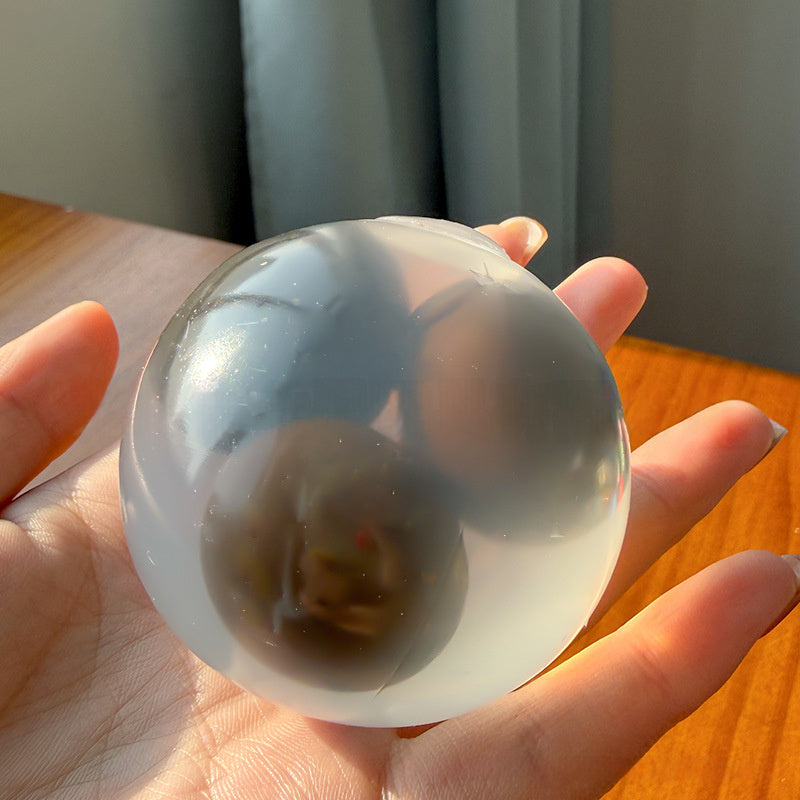 Moldable Crunch Ball — moldable crunch ball that stretches, squishes and reshapes, different angle