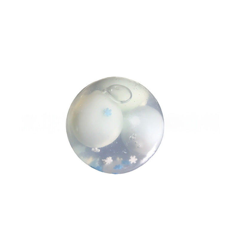 Moldable Crunch Ball — moldable crunch ball that stretches, squishes and reshapes, close-up view