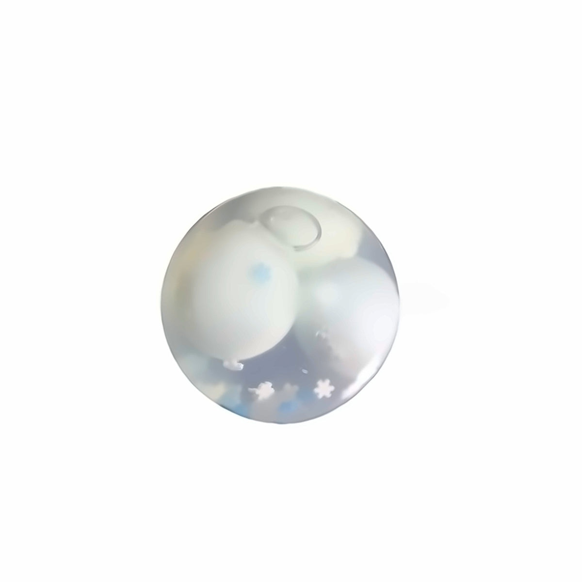 Moldable Crunch Ball — moldable crunch ball that stretches, squishes and reshapes, close-up view