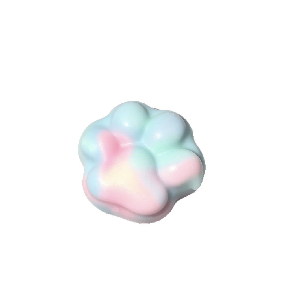 Pastel Paw Crunch — pastel paw-shaped crispy squishy, another angle