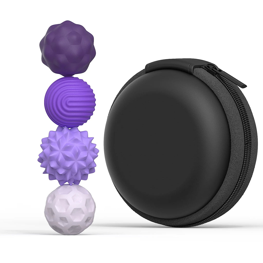 Silicone Magnetic Balls — Purple Ombré (4 Pack)
