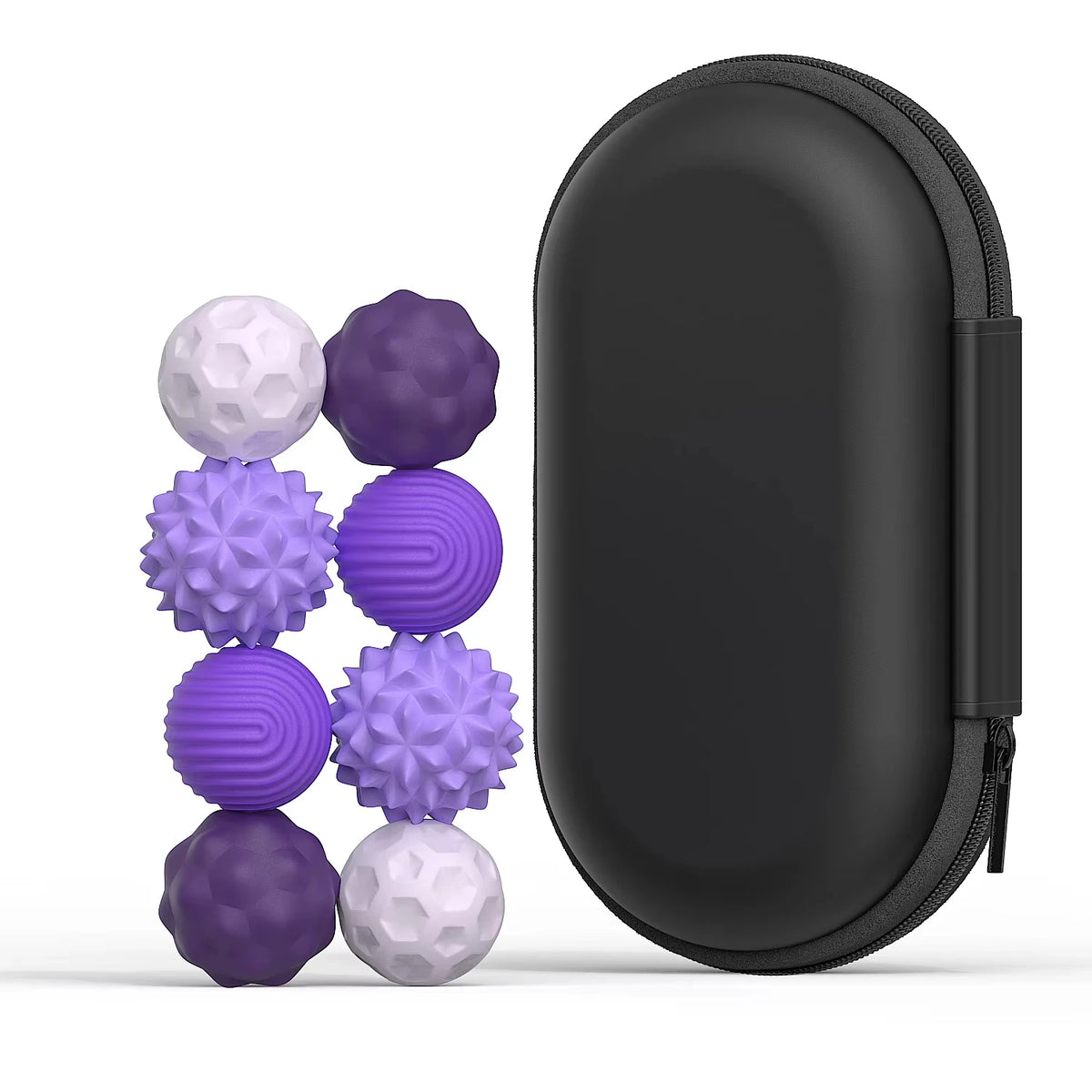 Silicone Magnetic Balls — Purple Ombré (4 Pack)