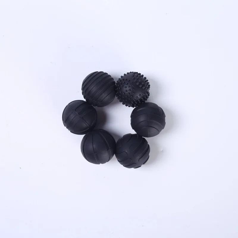 Silicone Magnetic Balls — Black (6 Pack)
