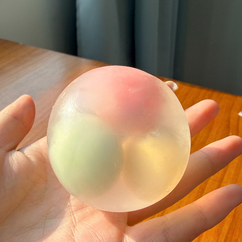Moldable Crunch Ball — moldable crunch ball that stretches, squishes and reshapes, alternate angle