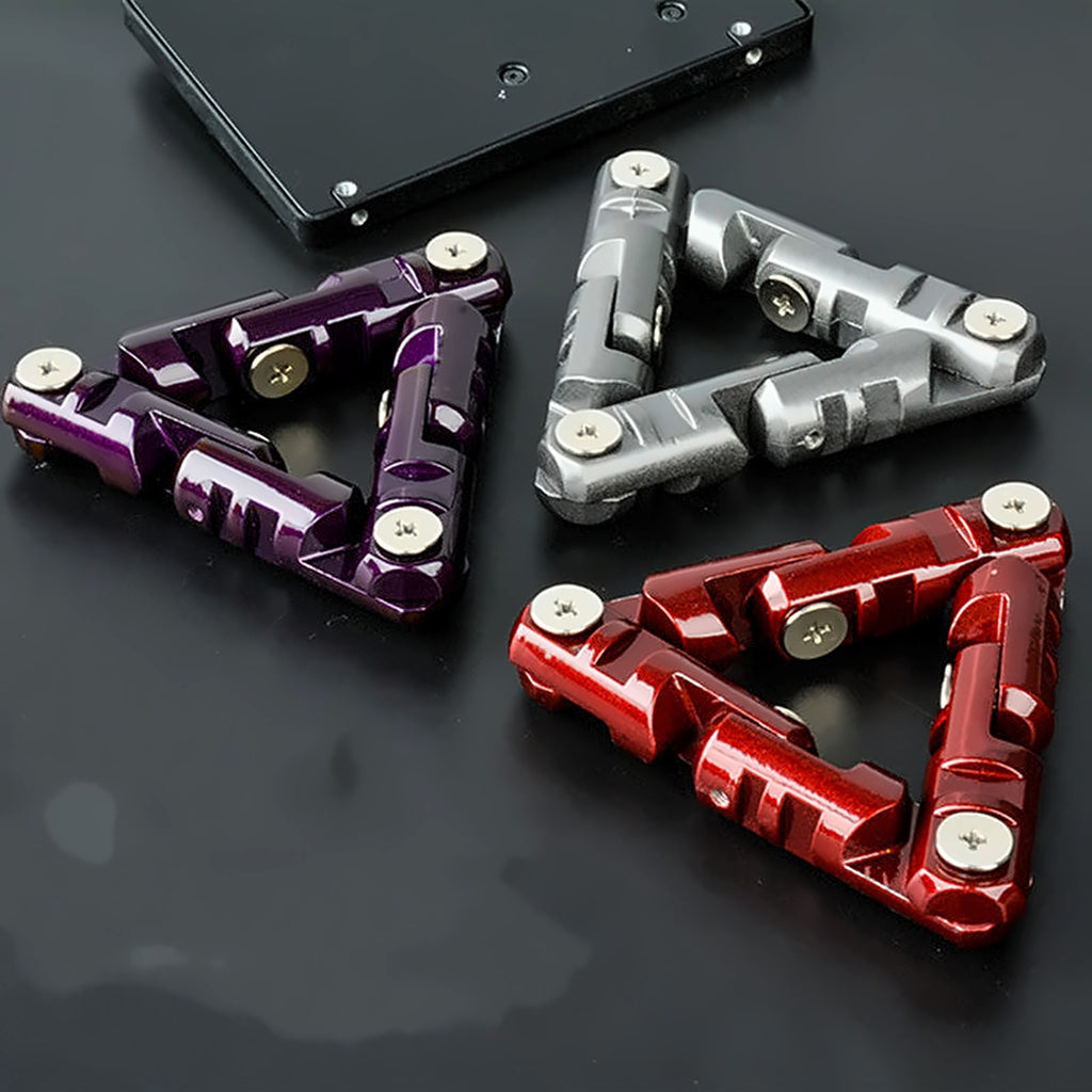 Roller Spinner — metal chain roller fidget for desks