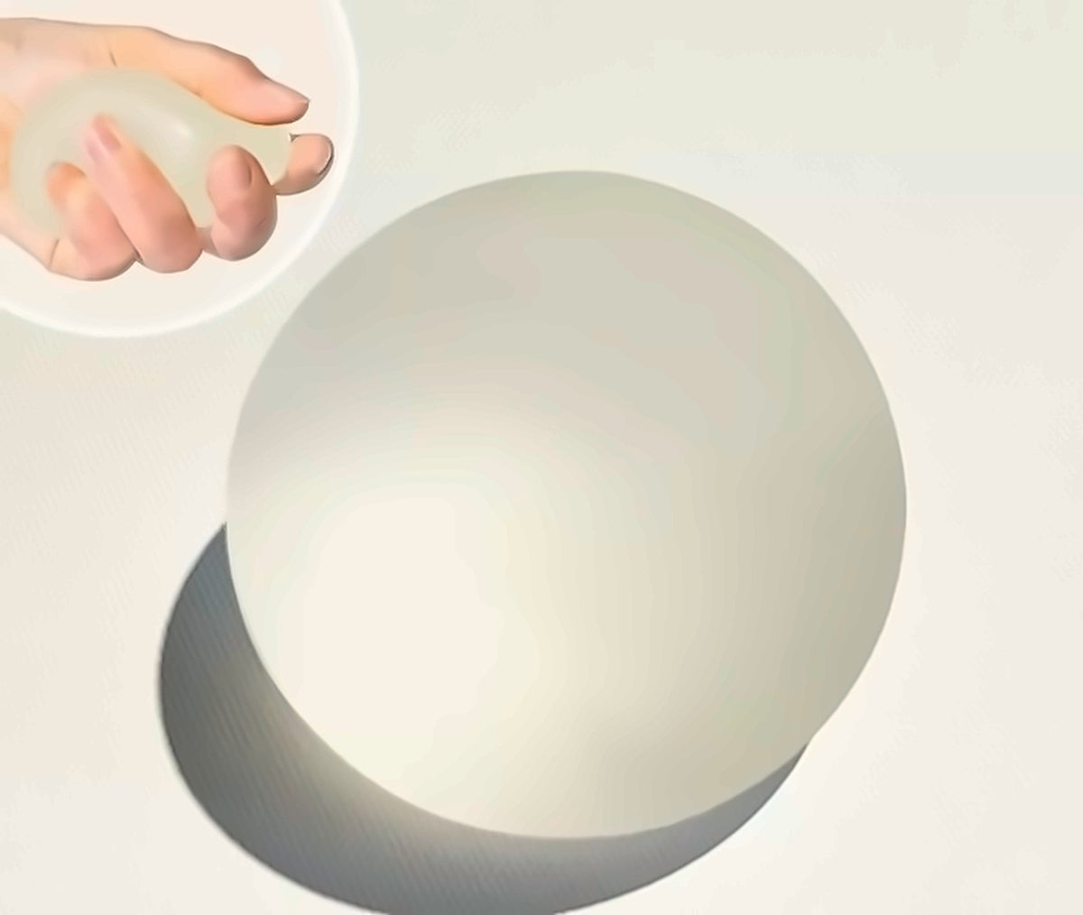 Malt Sugar Dough Ball — silky malt sugar dough ball for molding and squeezing, different angle